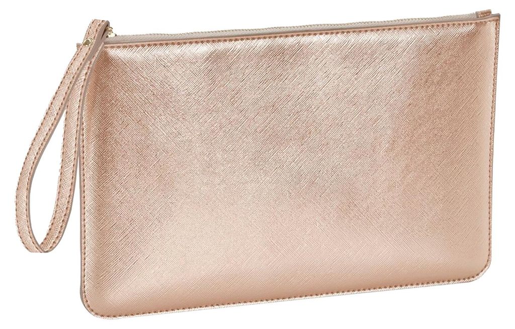 Bagbase - Zubehörtasche "Boutique", Ledereffekt FK1681 (Einheitsgröße) (Roségold)