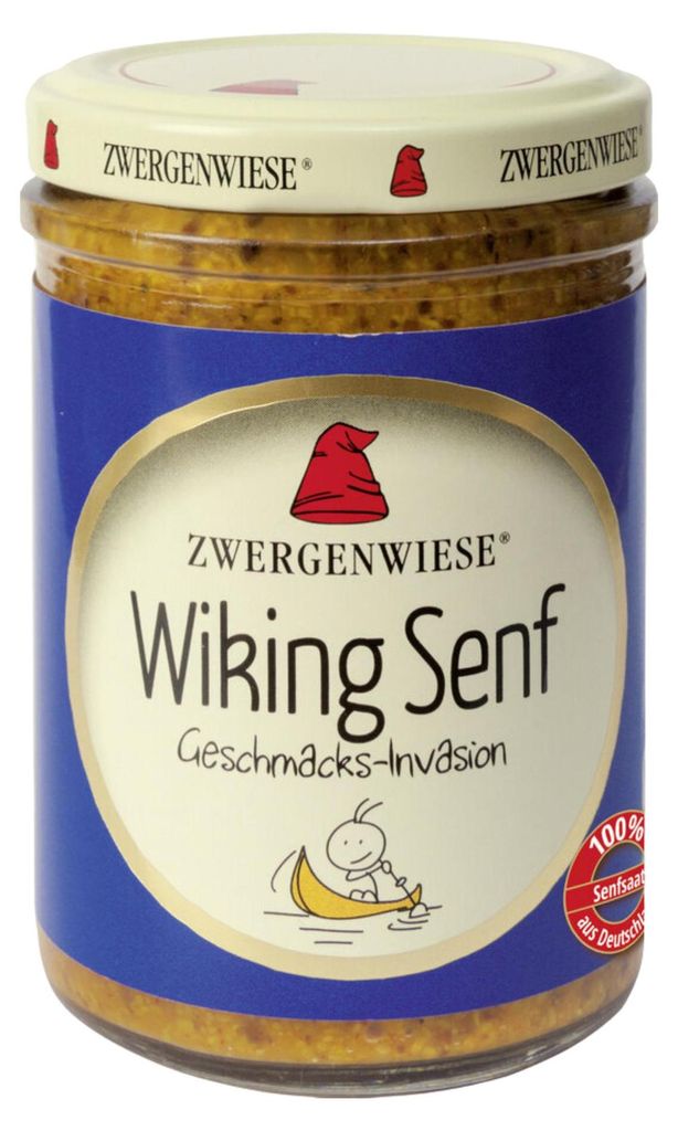 Zwergenwiese Wiking Senf 6x160ml Produktbild 