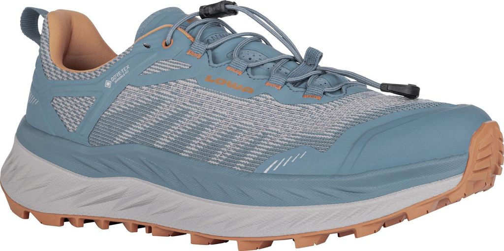 LOWA FORTUX GTX, Männlich, Erwachsener, Blau, Orange, Outdoor-Schuhe, Trecken, Deutsch