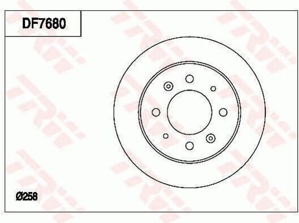 Éliminez les Vibrations : Disques de Frein TRW DF7680 pour KIA CERATO