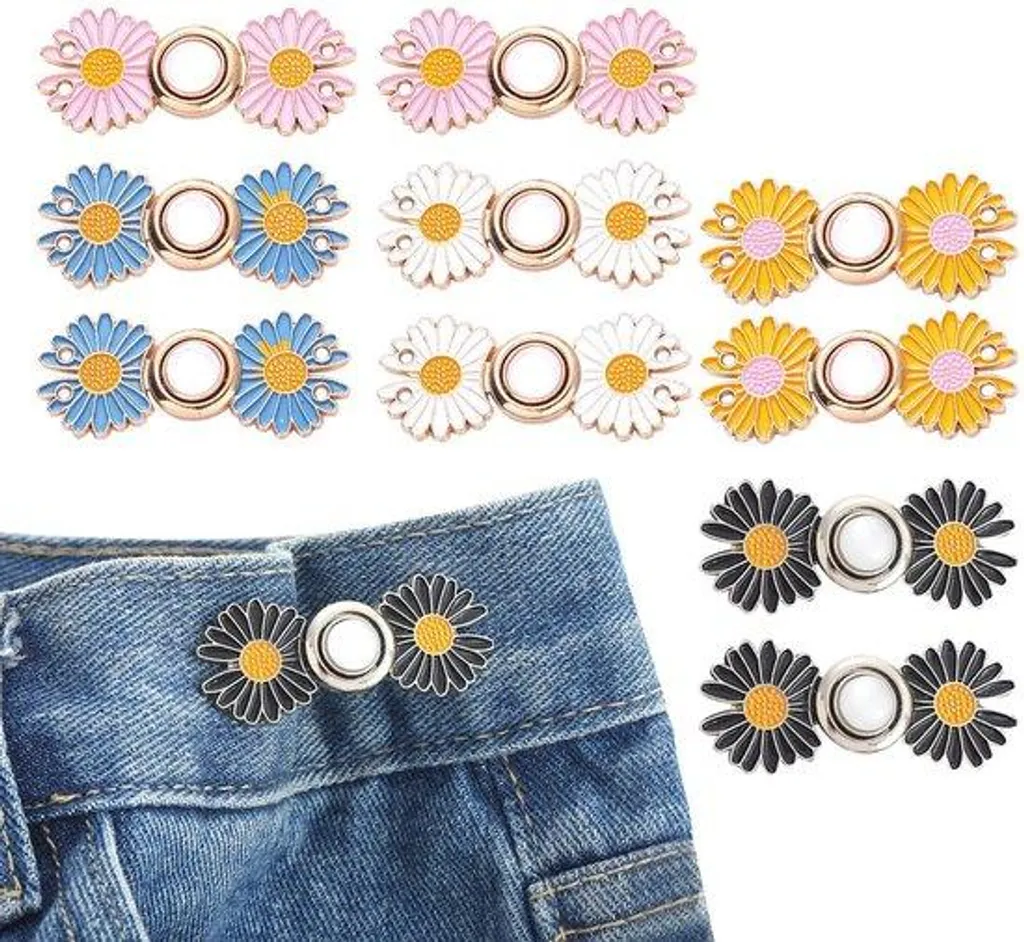 Bouton pression amovible pour pantalon - Lot de 10 pièces mercerie créative