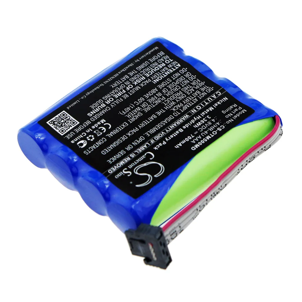 Batterie Techtek pour Optomed Smartscope M5 remplace 4/HR-4U AAA NiMH