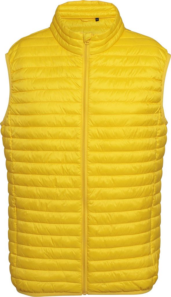 2786 Herren Tribe Fineline Bodywarmer RW5016 (L) (Hellgelb)