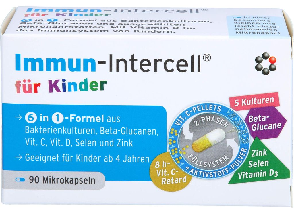 Immun-Intercell für Kinder Mikrokapseln, 90 St. Kapseln Produktbild 