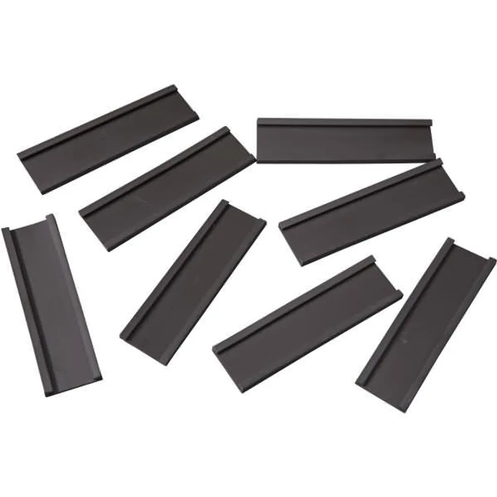 Stopper le désordre avec les rails magnétiques marron 19 mm - 8 pièces