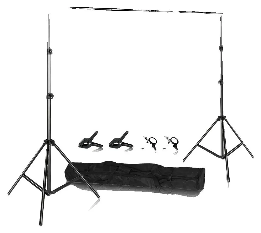 Support de fond studio 2600 x 3000 mm avec barre transversale réglable