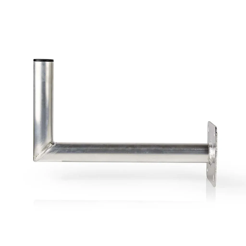 Bras Mural Satellite Aluminium 45cm - Support Robuste Diamètre 50mm
