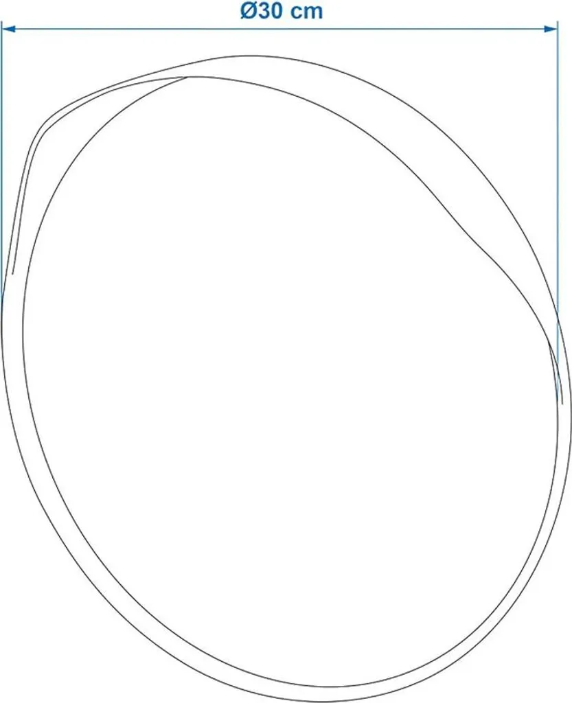 Évitez les collisions avec ce miroir de circulation convexe de 30 cm - 6