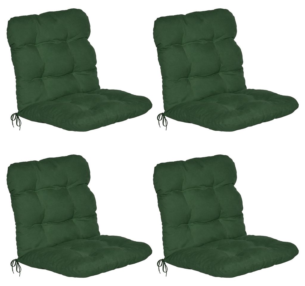 Beautissu Set di 4 cuscini per sedie a schienale basso Immagine del prodotto 