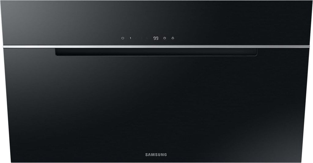 Cappa inclinata decorativa 90cm 558 m3/h nera Samsung Immagine del prodotto 