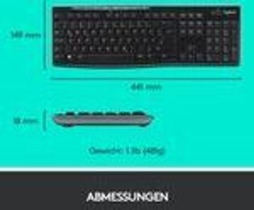 Logitech MK270 - Bezprzewodowe combo - mysz / klawiatura Zdjęcie produktu 39
