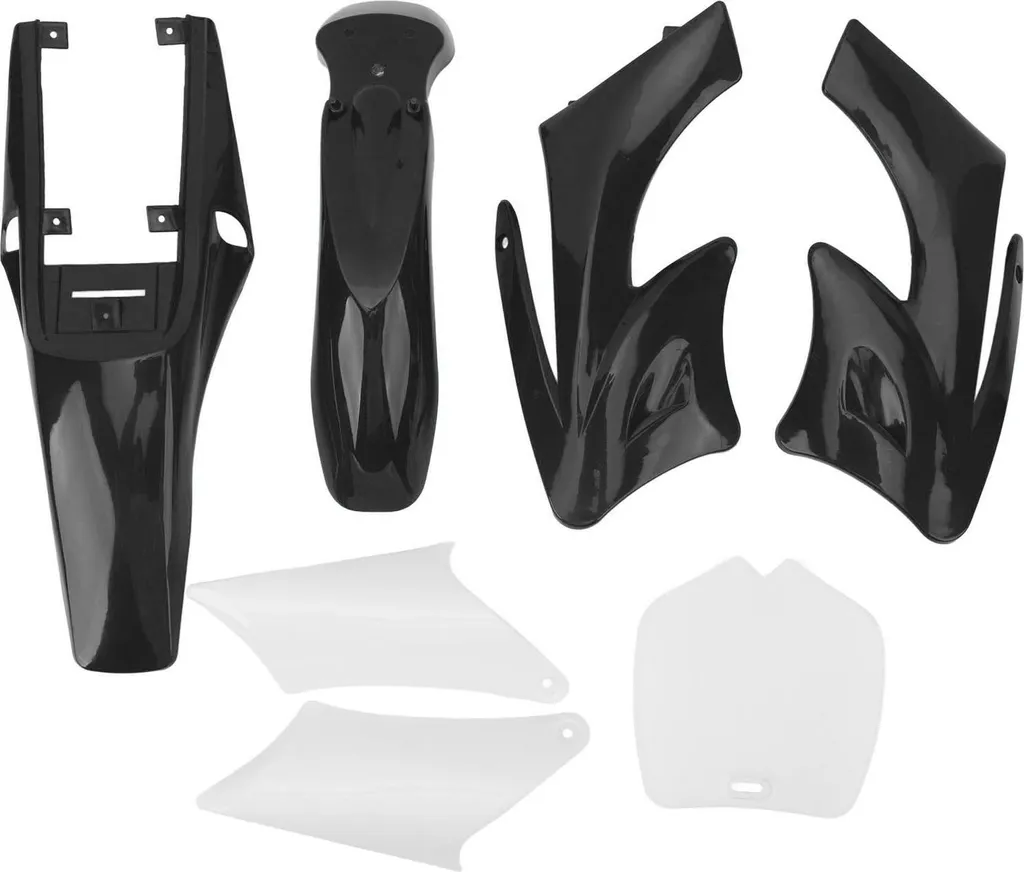 Remplacez vos Plastiques Cassés Dirt Bike Apollo Orion 47cc 49cc Noir