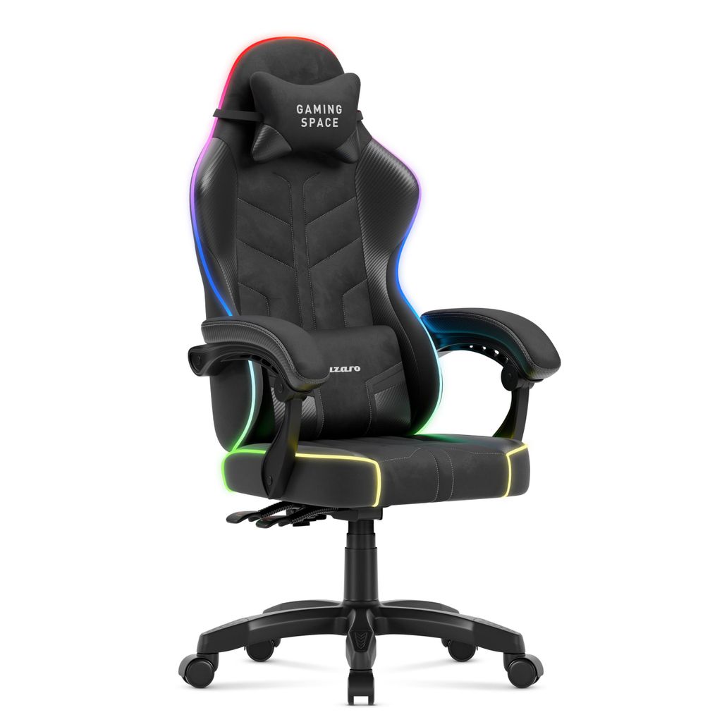Sedia da gioco Huzaro Force 2.7 Carbon Black RGB - sedia Immagine del prodotto 