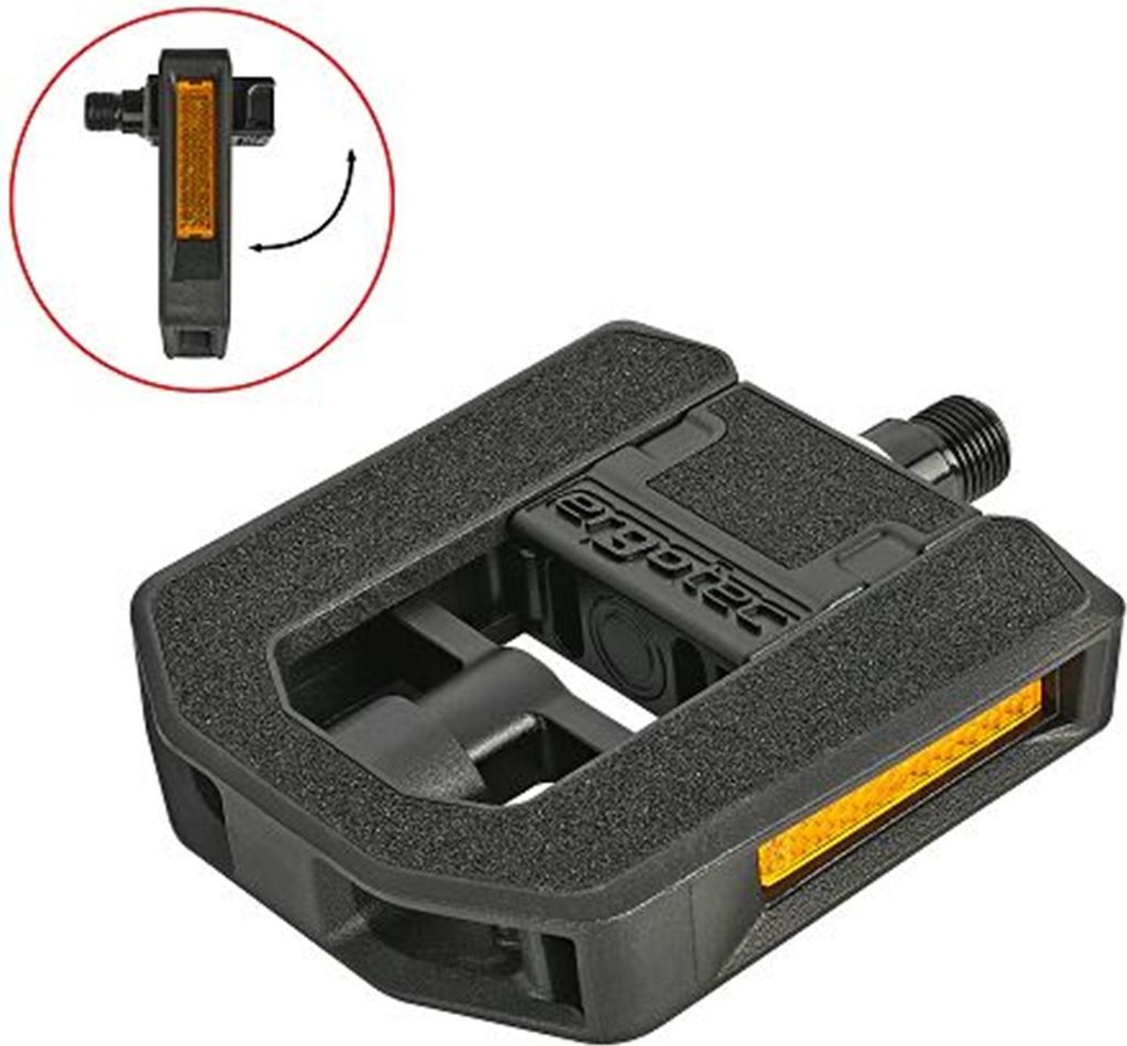 ergotec EP-F Faltpedal schwarz - werkzeuglos klappbar für Produktbild 