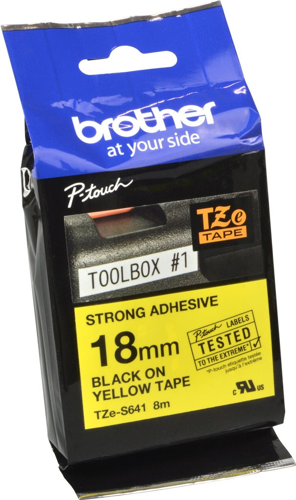 Brother TZE-S641, Schwarz auf gelb, TZ, China, 5 Jahr(e), Produktbild 