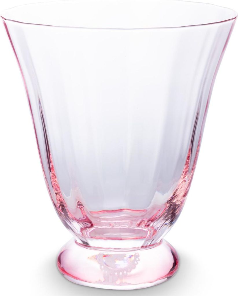 PIP STUDIO Tulip Pink Wasserglas 0,2l Produktbild 