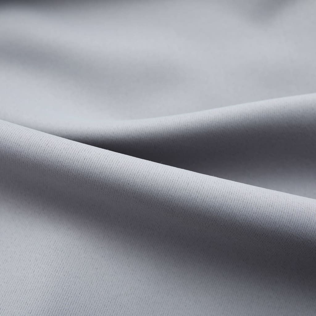 (Robust Möbel) Verdunkelungsvorhang mit Haken Grau 290 x 245cm - Gardinen & Vorhänge CL698381 - Gardinen & Vorhänge