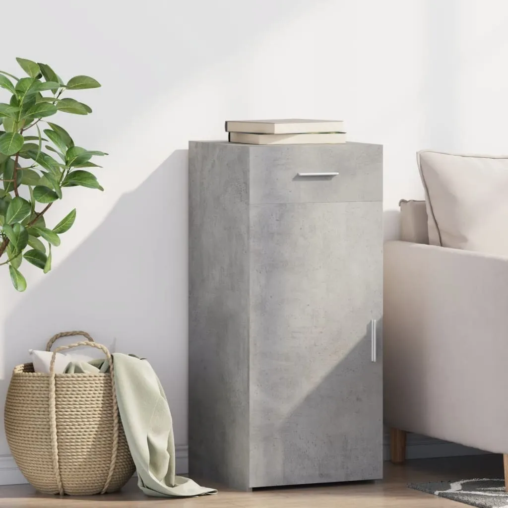 Mobile Credenza Grigio Cemento Maison Exclusive 40x93 cm Design Moderno