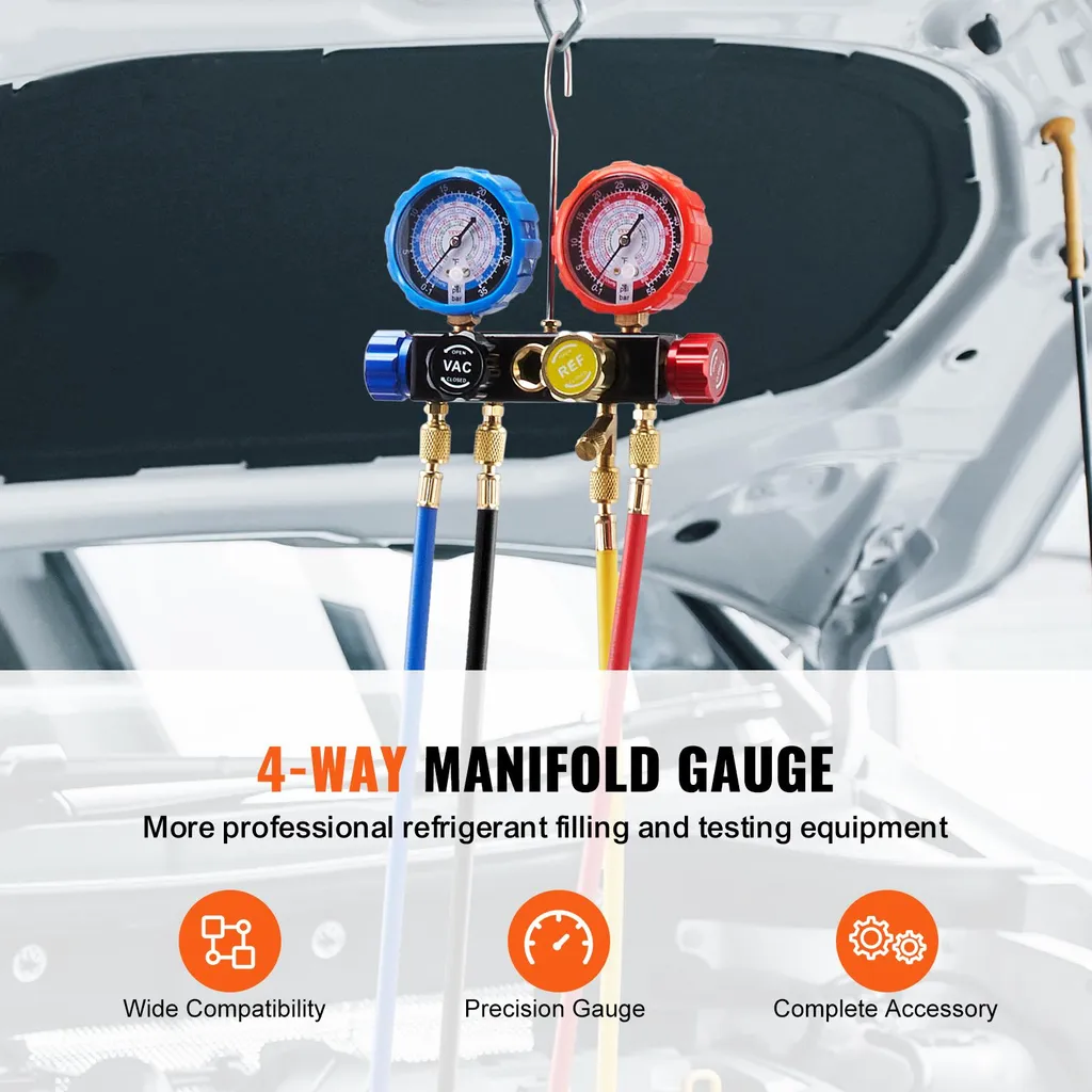 Kit maintenance climatisation auto et maison compatible gaz R134A R12