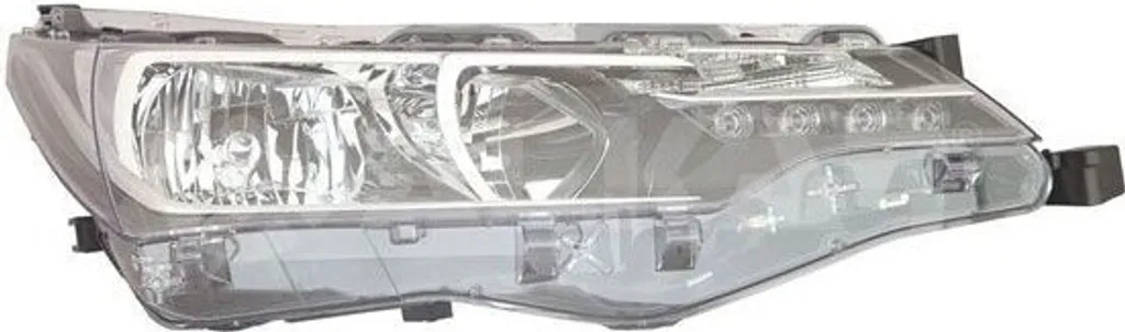 Phare droit anti-jaunissement ALKAR 2772034 pour Corolla E18