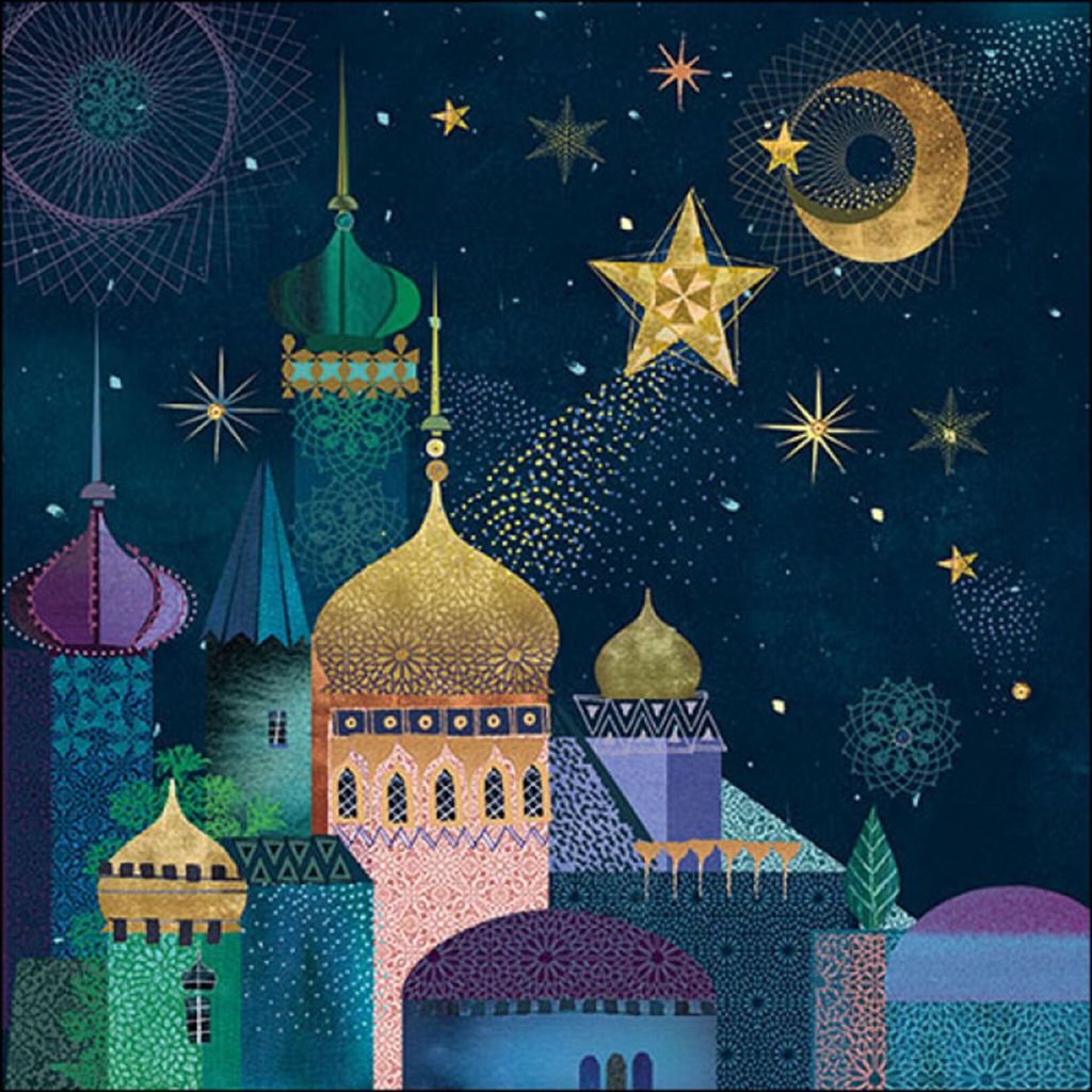 Ambiente Serviette 1001 Nacht 33x33 cm Orientalisches Design Tischdekoration 20 Stück