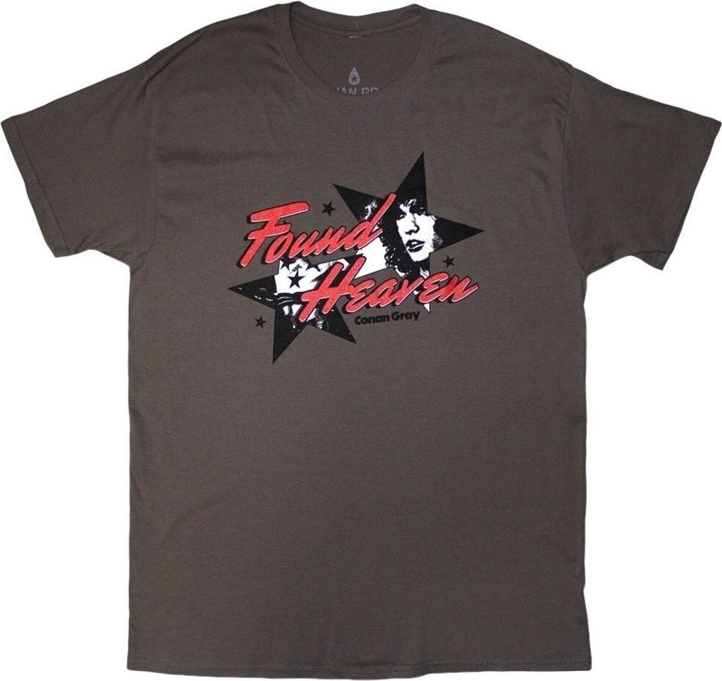 Conan Gray Found Heaven Stars Charcoal Grey 2XL T-Shirt