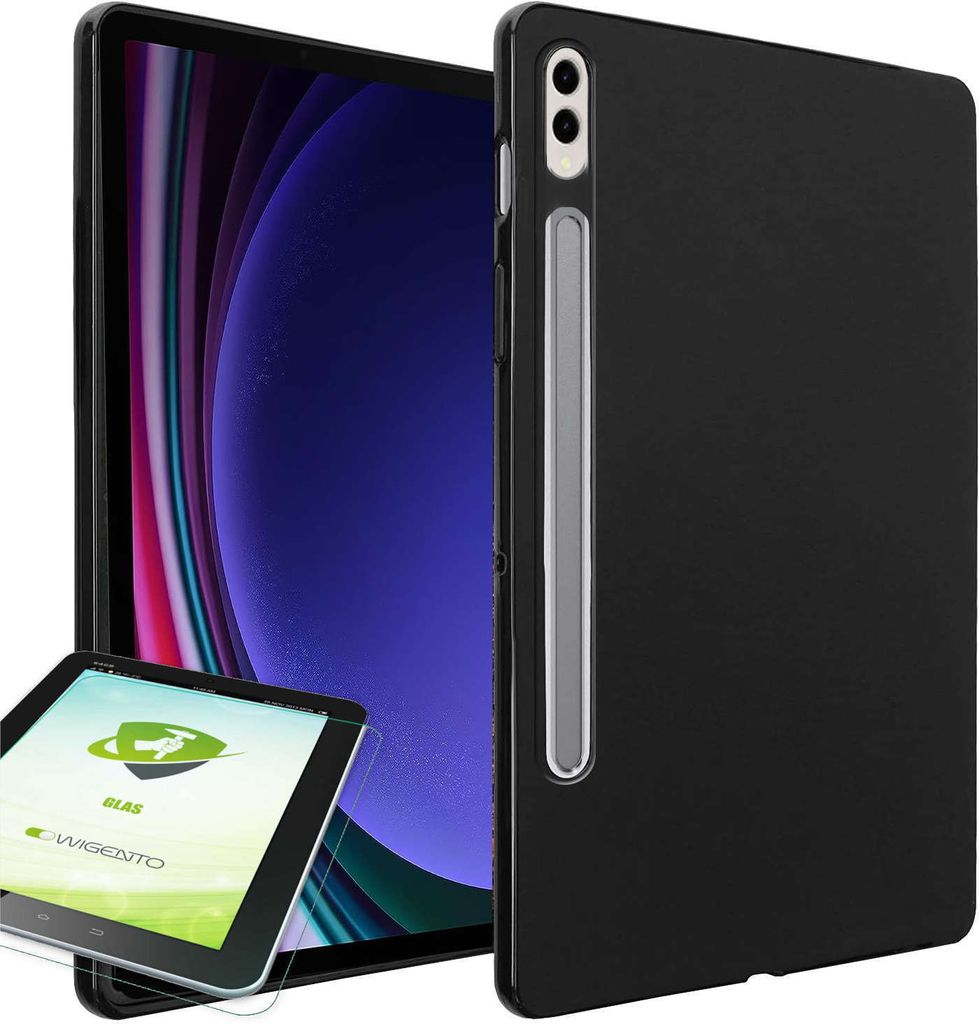 Für Samsung Galaxy Tab S10 Plus / S9 Plus FE Plus / S8 Plus Hülle Tablet Tasche Etuis Cover + H9 Glas