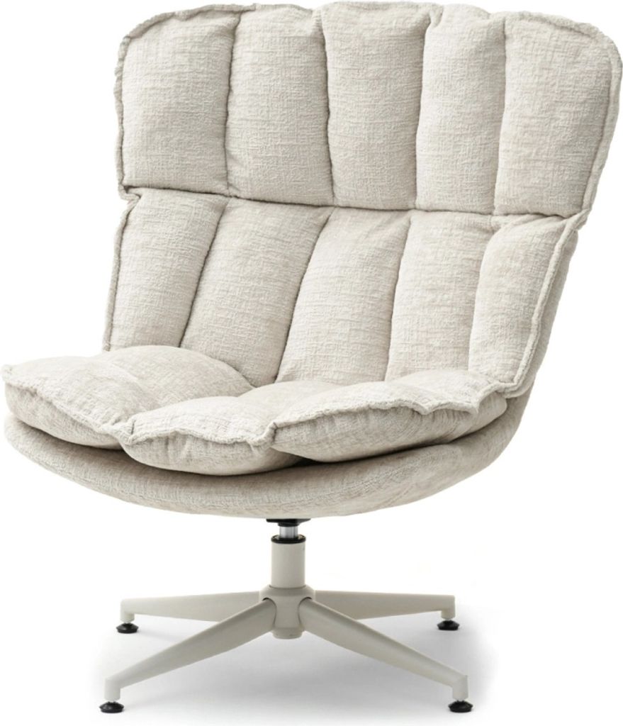 HEVERT Designersessel - Beige / Creme