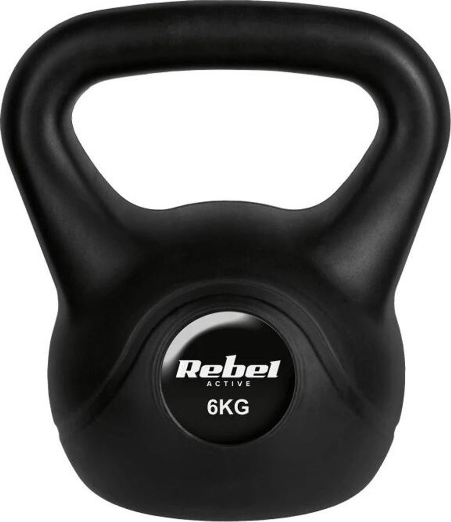 Rebel Gusseisen Kettlebell 6kg – Vielseitiges Produktbild 