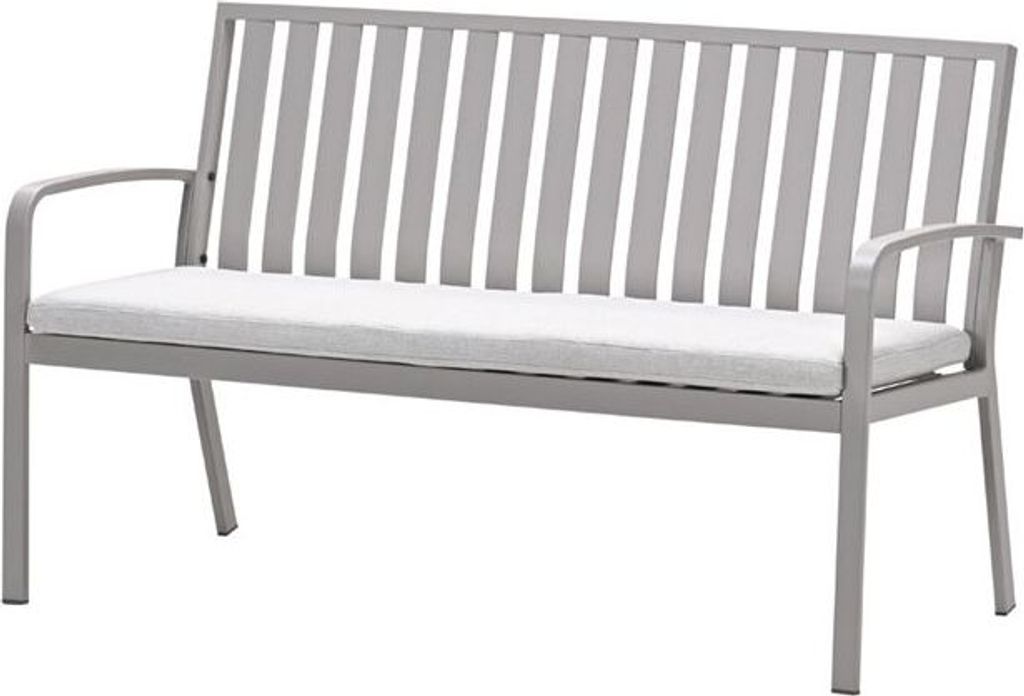 Garden Impressions Pisa Parkbank - Aluminium - taupe - Produktbild 