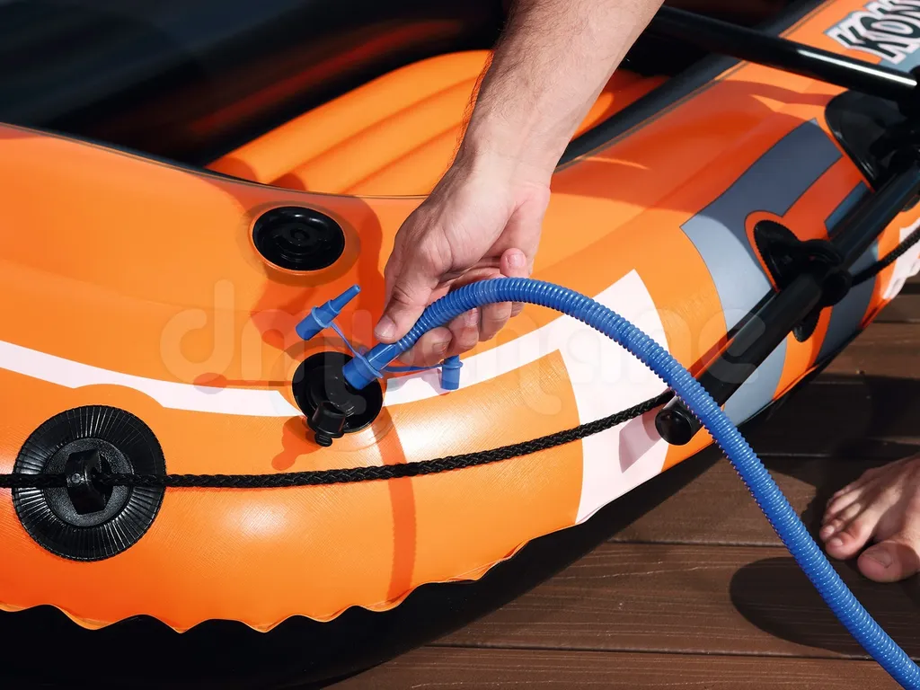 Bateau de plage pour lac et mer Bestway Hydro-Force Raft Set 61062 - 45