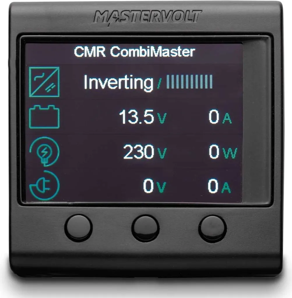 Écran de contrôle SmartRemote Mastervolt Noir pour CombiMaster OEM