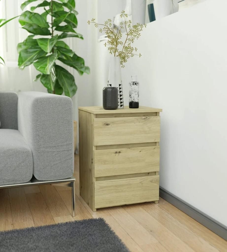 Kleiner Nachttisch VALESTRA – Artisan Eiche