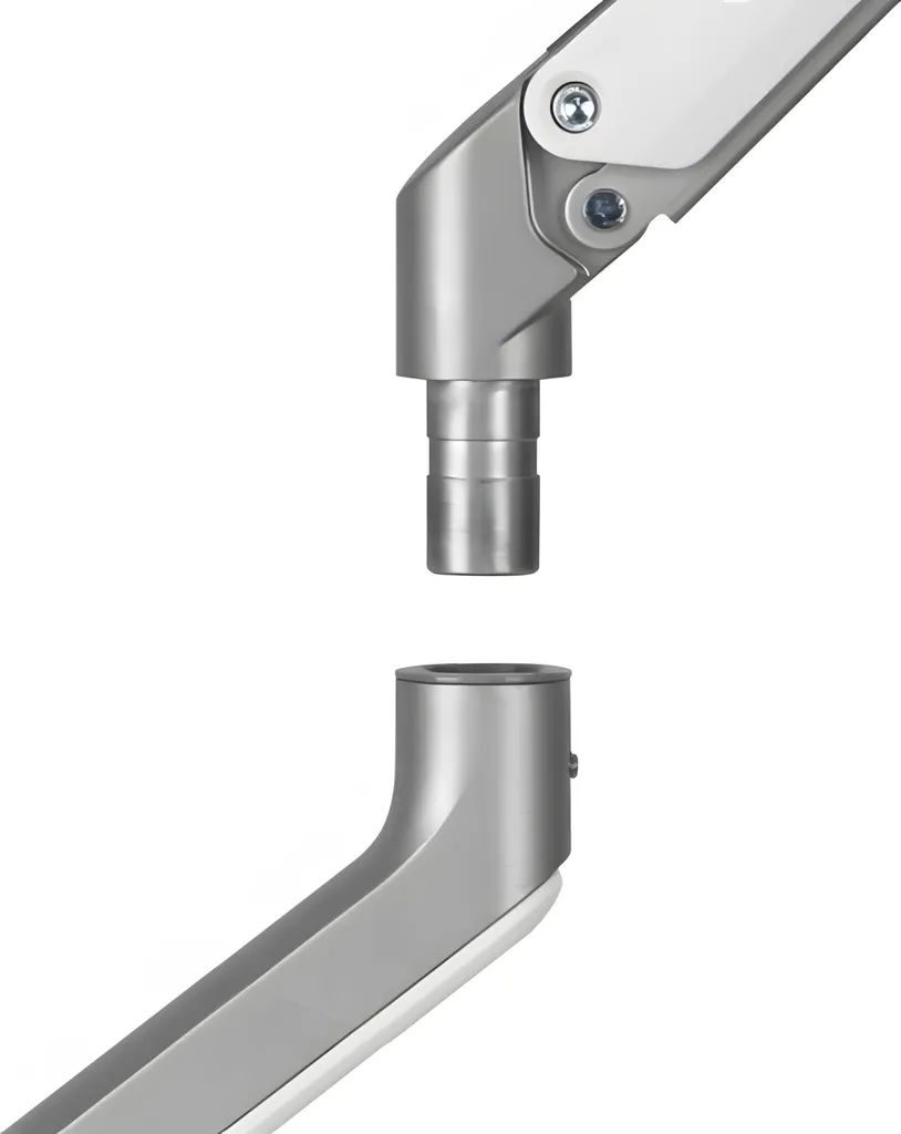 Bras de moniteur articulé SolidHand-DS01 argenté, support d'écran robuste