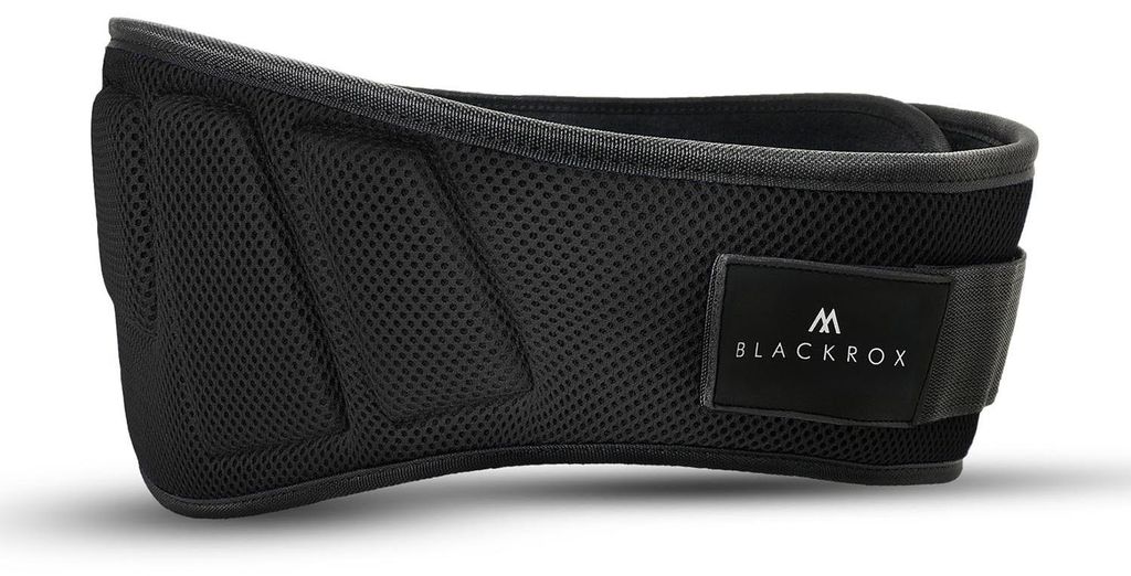 BLACKROX G1 Gewichthebergürtel – Kraftsport Trainingsgürtel (Rot / S)