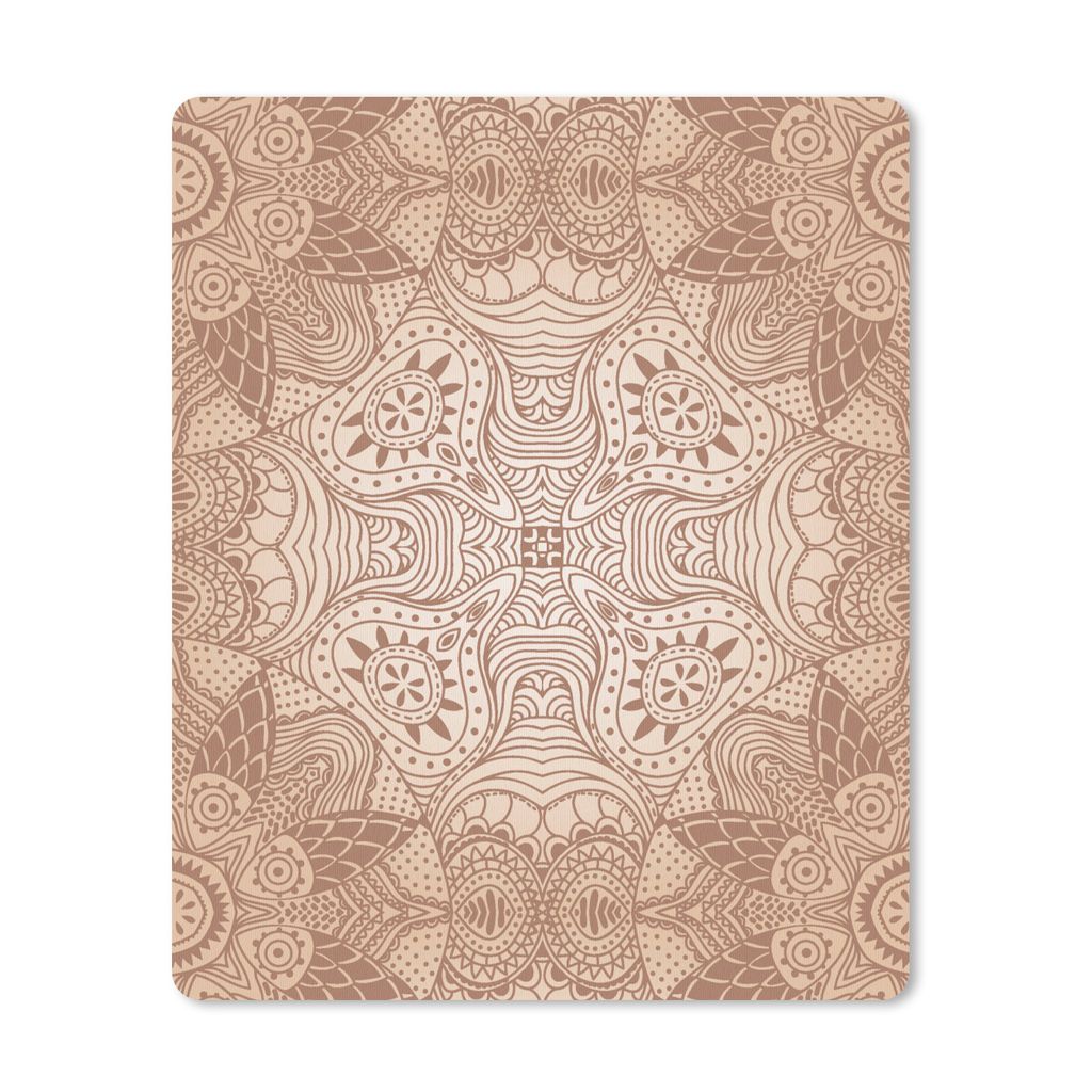 MuchoWow Mauspad Mousepad Henna - Mandala - Schablonen 30x40 cm - Mousepads - Maus Mat - Pad - Mausunterlage - Mausmatten