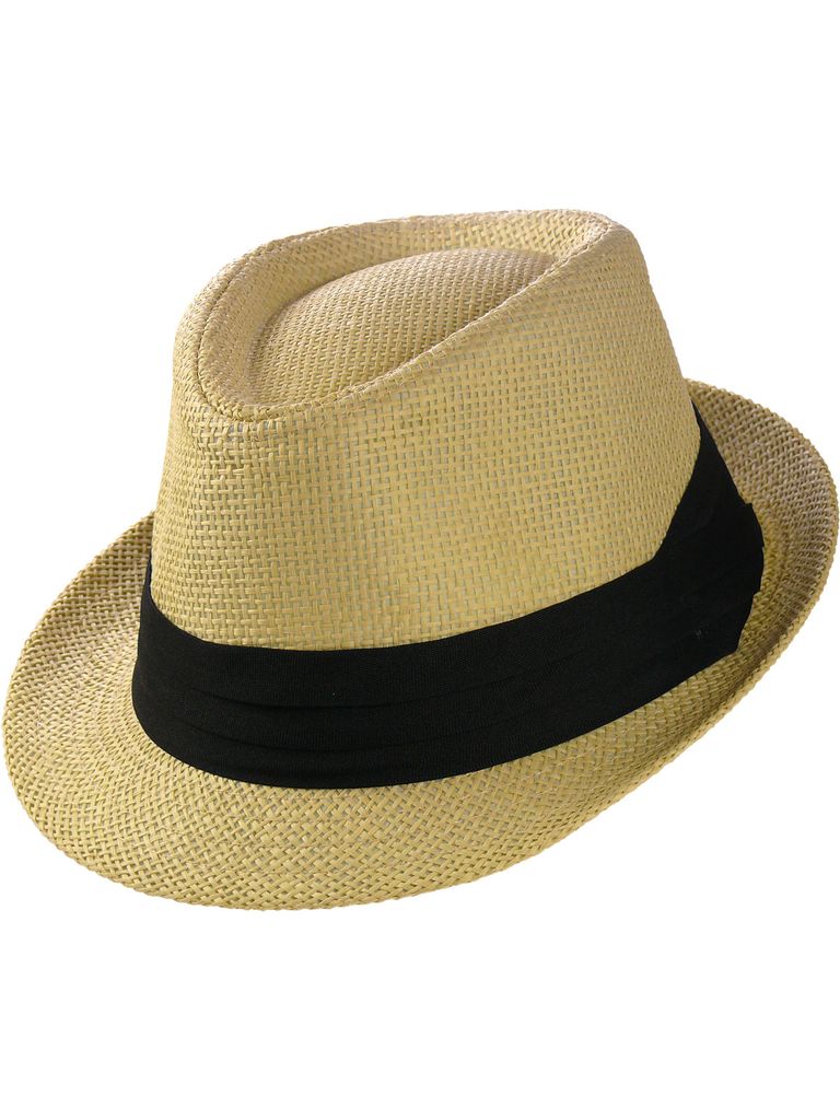 Trilby Hut in 3 Farben mit schwarzem Stoffband