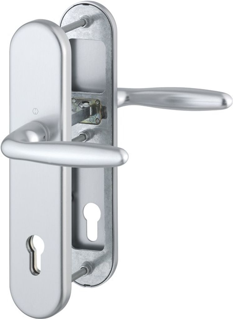 Hoppe Schutz-Drückergarnitur Verona 86G / 3331 / 3330 / 1510 ES1 SK2 PZ Vierkant 8 / 10mm - 3666941