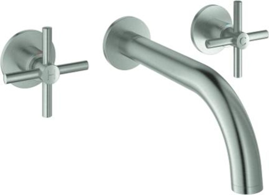 Grohe Atrio Private Collection 3-Loch Waschtischbatterie, Ausladung 180mm, mit Kreuzgriffe, 20661DC0
