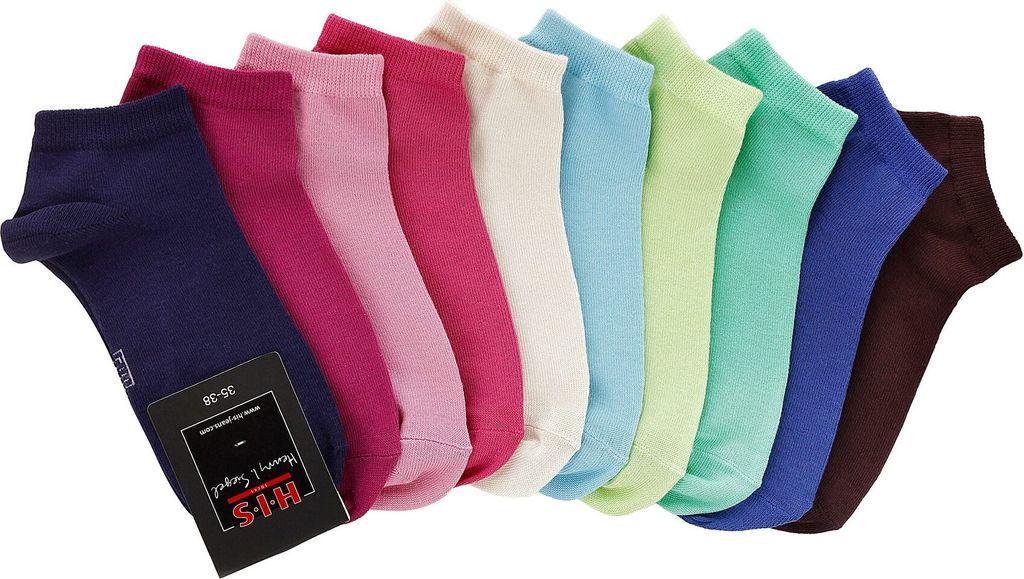 H.I.S. Kurzsocken Damen Sport Basic Socken, Laufsocken ohne Produktbild 