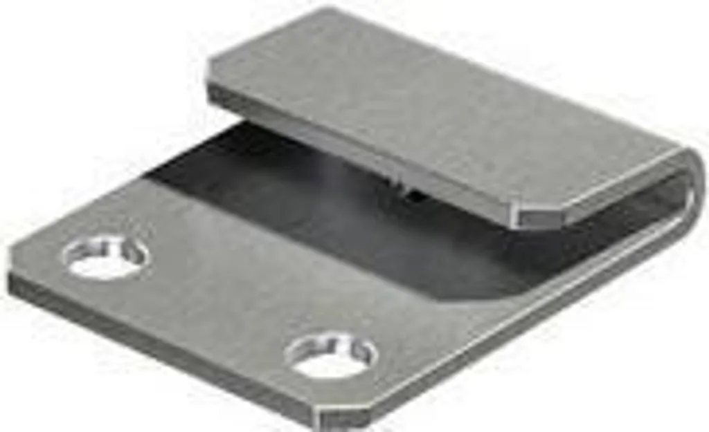 Fixation Rittal VX Type C en Acier Galvanisé pour Plaque de Montage Pro