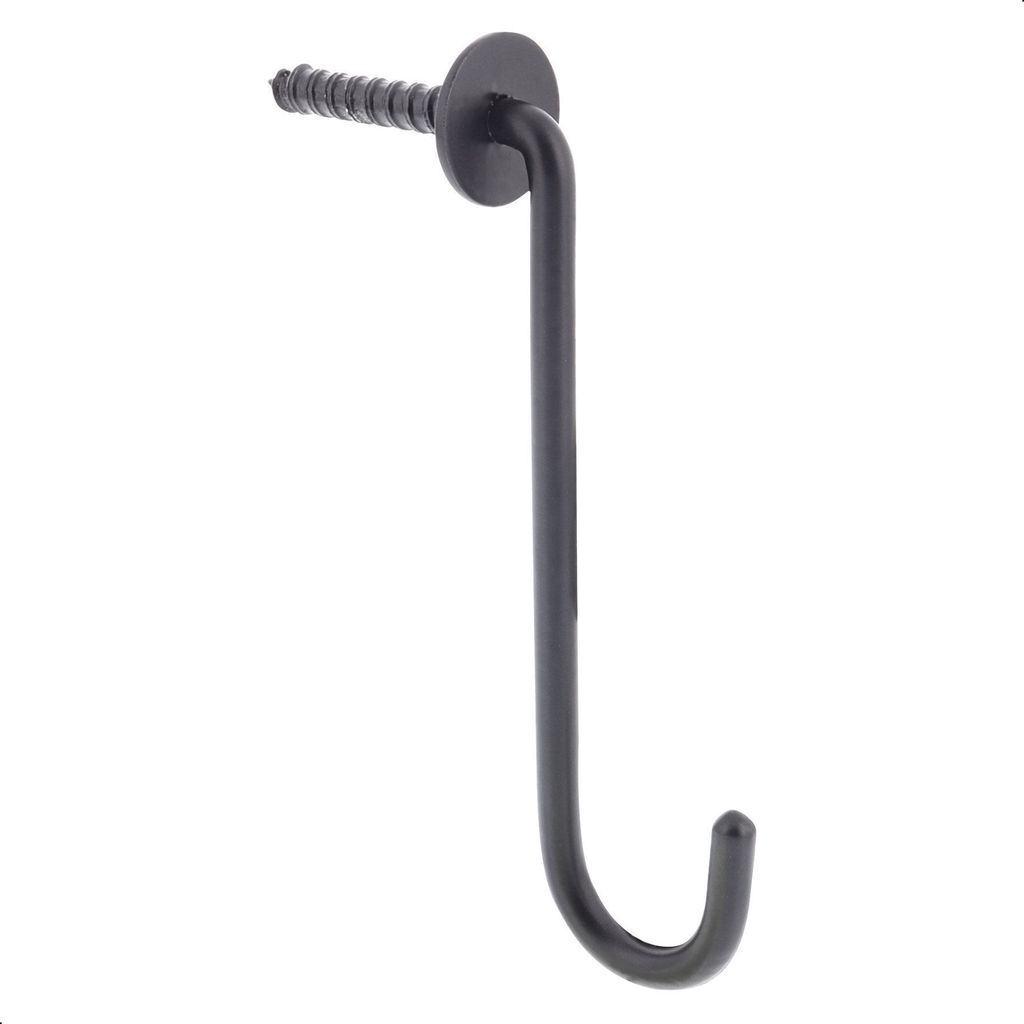 WAGNER hooks4home Wandhaken RETRO - 115 x 35 mm, beschichteter Stahl schwarz matt - 17043021