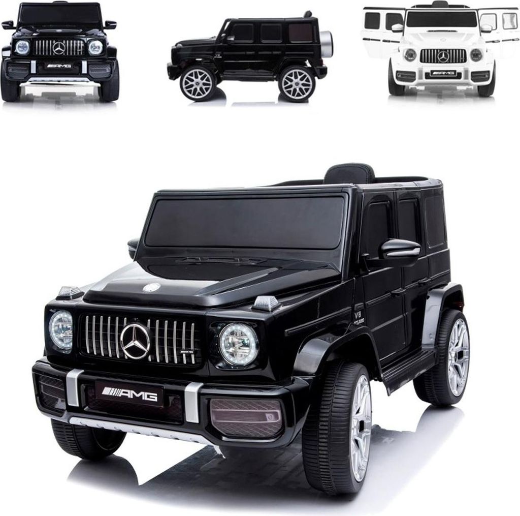 Chipolino Kinder Elektroauto SUV Mercedes-Benz AMG G63 Radio Vierradfederung MP3 schwarz