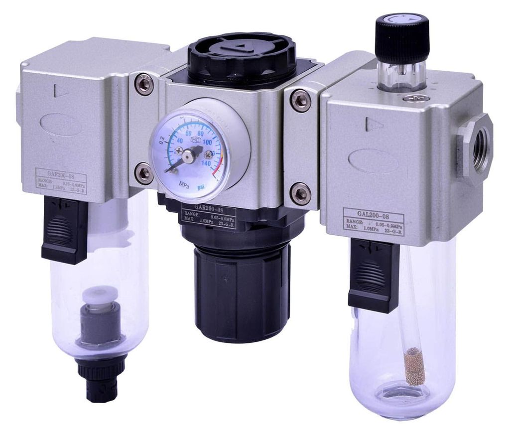 Riegler Wartungseinheit 3-tlg. »GA-mini«, PC, BG 200, G1/8, 1,5-9 bar, HA