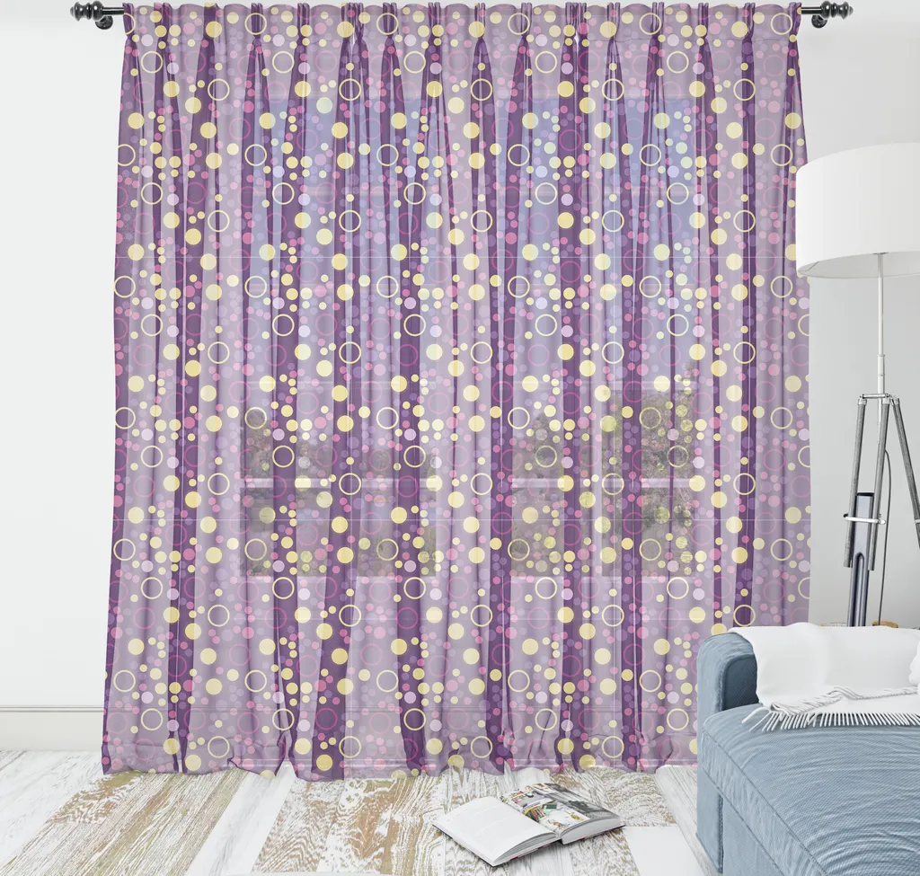 Arazzo Parete Moderno Viola Abakuhaus 210x274 | Decorazione Satin