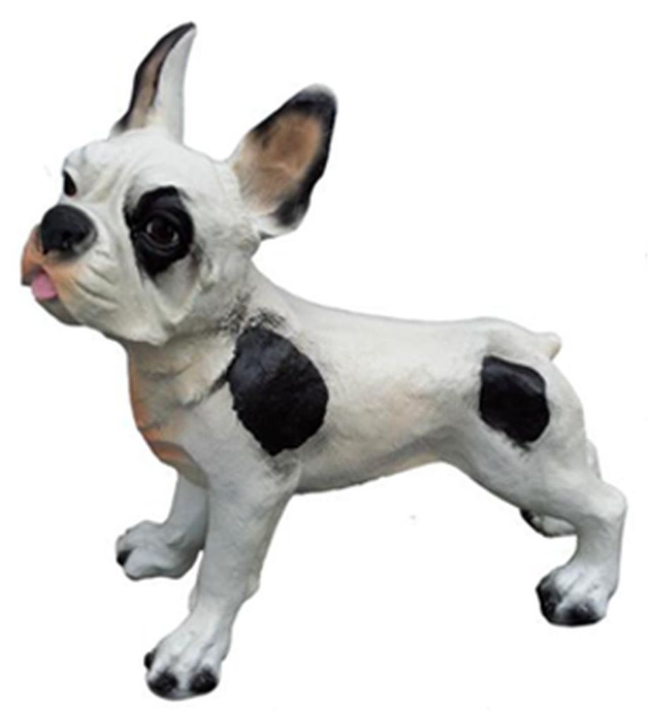 Deko Figur Statue Skulptur 24 cm Figuren Statuen Skulpturen Garten Hund (A362)