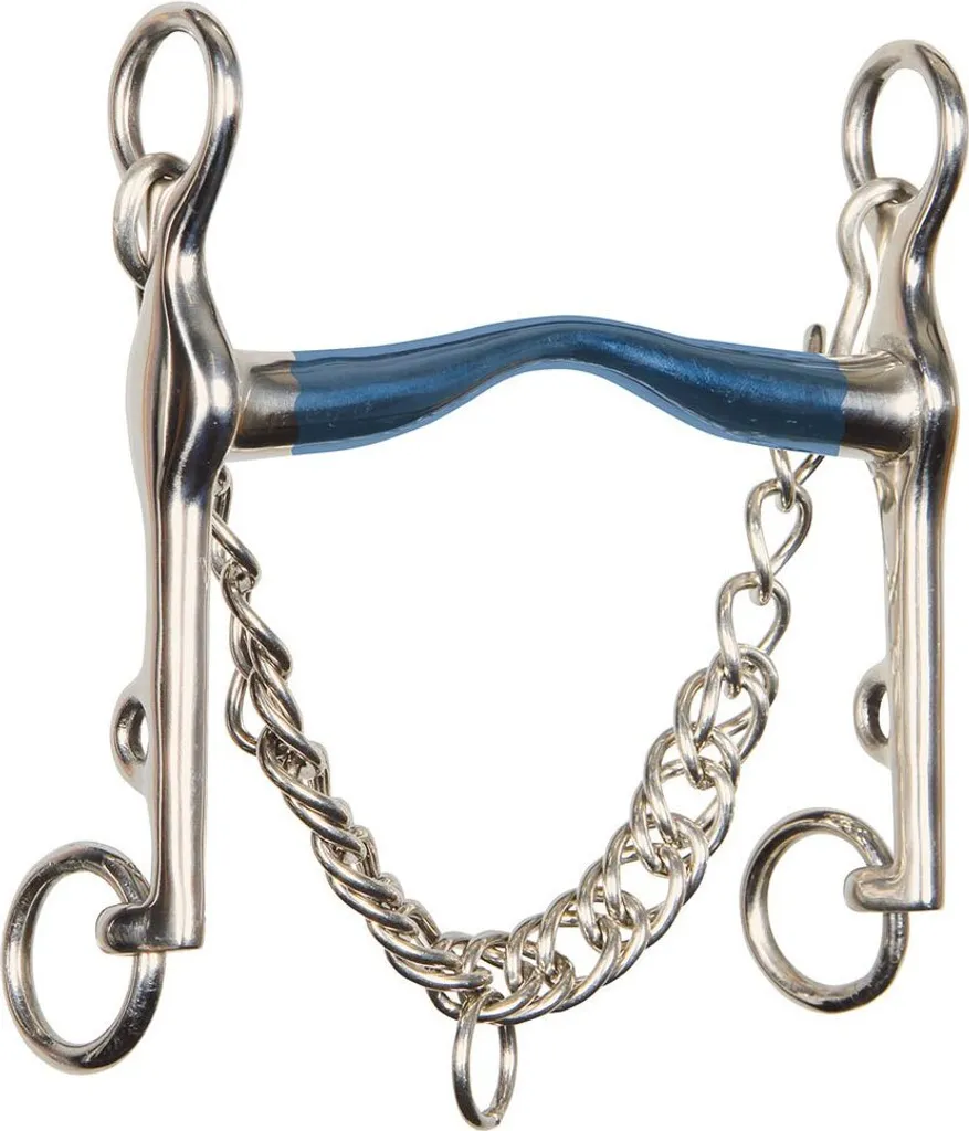 Mors Harry's Horse 16 mm Sweet Iron à Canon Courbé Argenté 13,5 cm