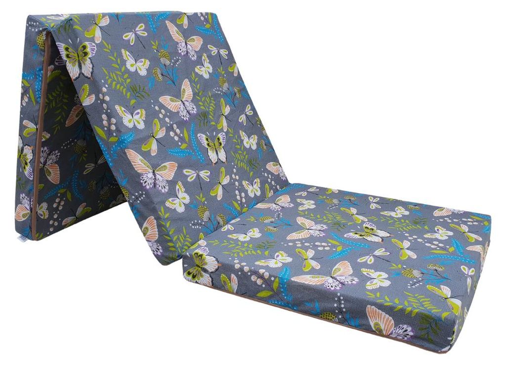 Natalia Spzoo vouwmatras 195x65x10 cm, meerkleurig - Productafbeelding 