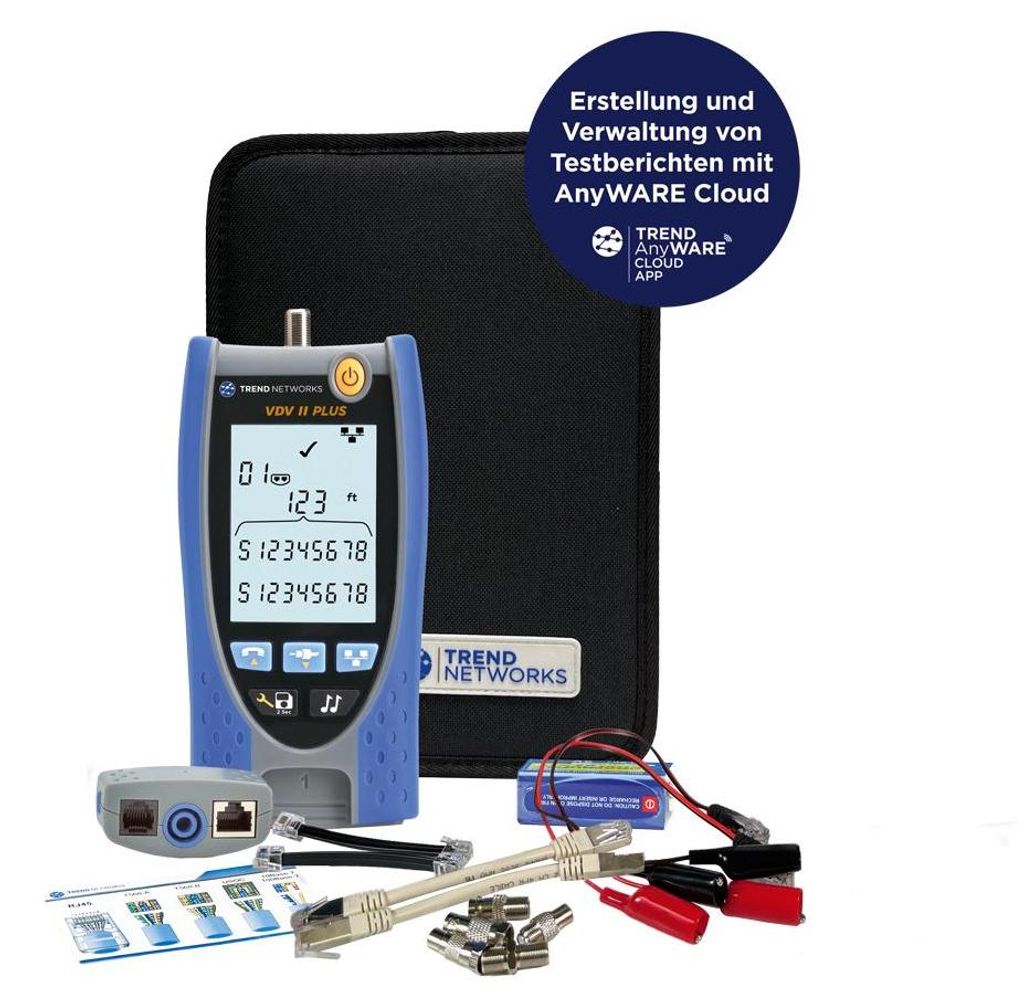 TREND Networks Verdrahtungstester VDV II Plus BT R158008