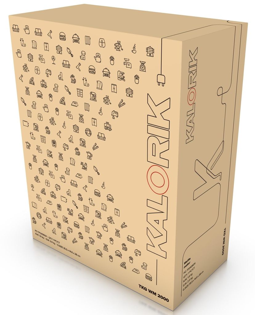 Kalorik Vaflovač 4 chrumkavé vafle Nastaviteľný termostat  Obrázok produktu 